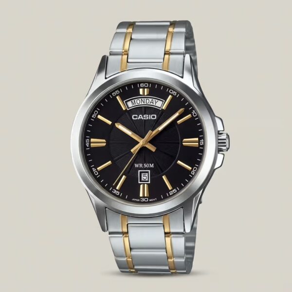 Casio MTP-1381G-1A – Two-Tone Stainless Steel Analog Men's Watch 