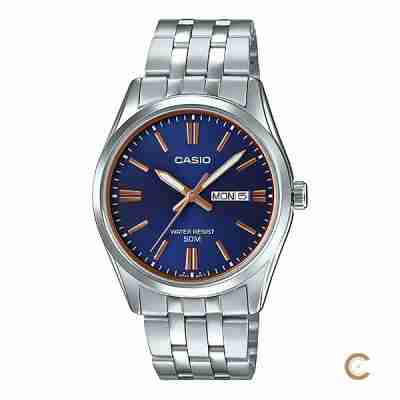 casio enticer blue dial