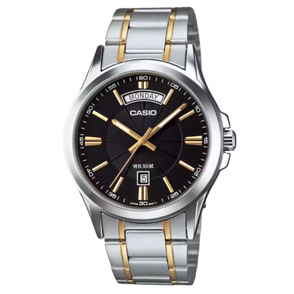 Casio MTP-1381G-1A – Two-Tone Stainless Steel Analog Men's Watch 