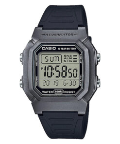 Casio W-800HM-7AV silver digital youth wrist watch in Pakistan with 10 years battery life