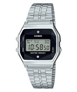 Casio A159WAD-1D Silver Stainless Steel Vintage Series Digital Wrist Watch