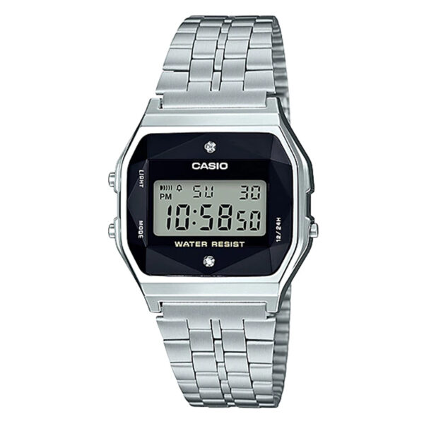 Casio A159WAD-1D Silver Stainless Steel Vintage Series Digital Wrist Watch