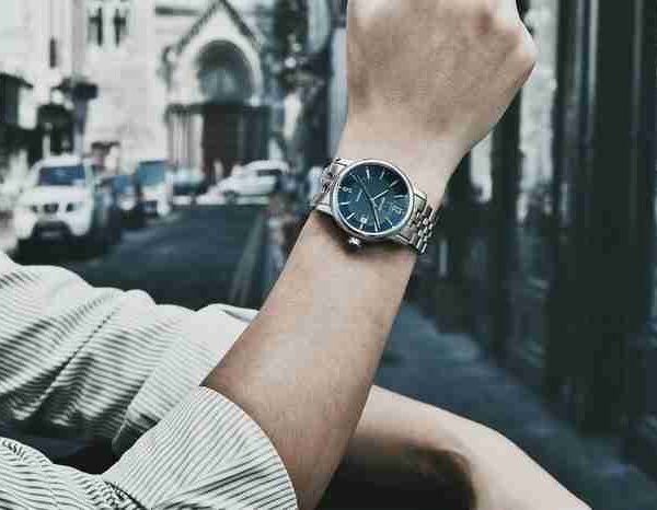 Benyar Automatic Silver Blue Stainless Steel Watch - Image 4