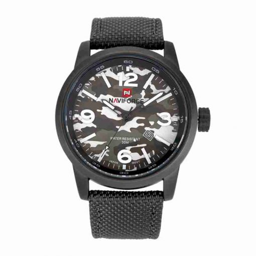 NF9080 NaviForce Grey Color Army Camouflage Watch