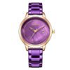 NaviForce NF5008 purple stainless steel analog dial ladies latest wrist watch