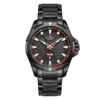 NaviForce-9161 black stainless steel black dial men's analog wrist watch