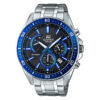 Casio-Edifice-EFR-552D-1A2 silver stainless steel stylish multi color dial men's chronograph wrist watch