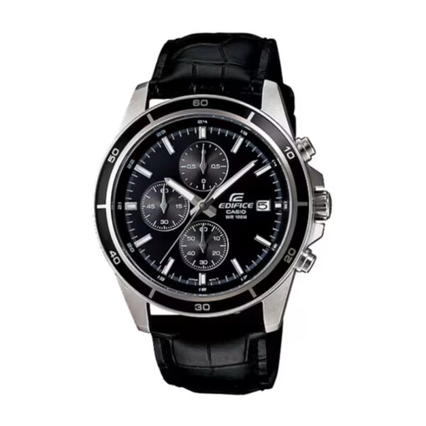 Casio Edifice EFR-526L-1AV Full Black Chronograph Wrist Watch