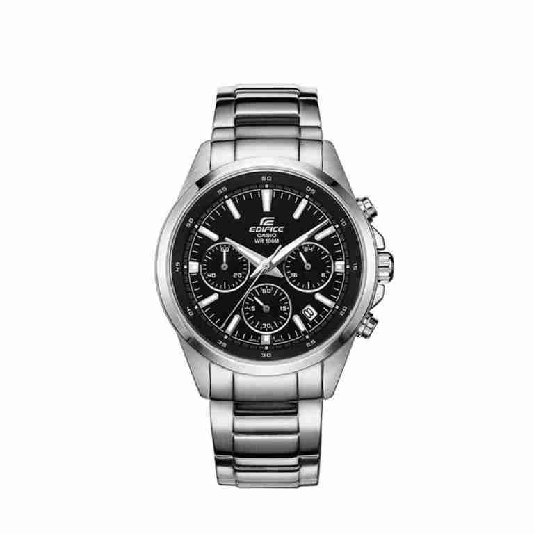 casio edifice black chronograph