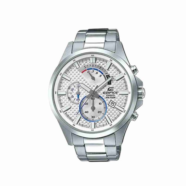 Casio Edifice EFV-530D-7AV Stylish White Dial Chronograph Watch