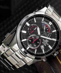 Casio Edifice EFV-530D-1AV Stylish Black Dial Chronograph Watch - Image 4