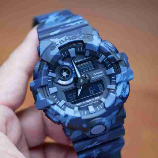 g shock blue line
