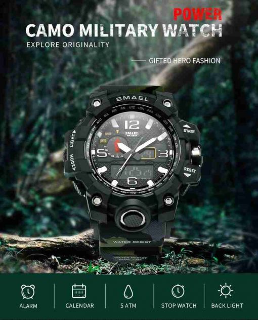 smael watch army green