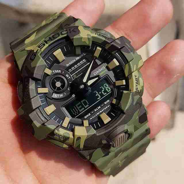 g shock blue color watch
