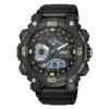 Q&Q GW87J008 black resin band mens analog digital wrist watch