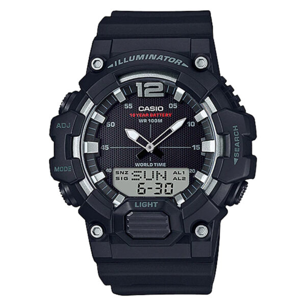 Casio-hdc-700-1av Resin Band Illuminator Stylish Youth Series Digital Men's Sports Watch