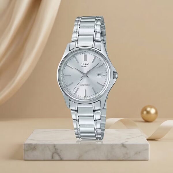 Casio Enticer Women's Silver Dial Stainless Steel Watch, LTP-1183A-7ADF
