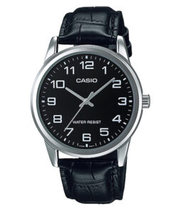 Casio MTP-V001L-1B Analog Quartz Leather Dress Watch for Men