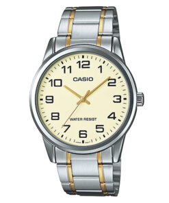 Original Casio MTP-V001SG-9B Dress Men's Watch Golden