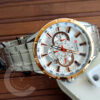 Curren 8363 Silver Rose Gold Men's Chronograph Wrist Watch