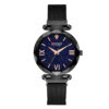 Curren 9063 Black Mesh Strap Blue Dial Ladies Wrist Watch