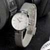 curren 9038 silver mesh strap white dial ladies wrist watch