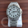 Q&Q A192J204Y White Dial Silver Chain Men's Wrist Watch
