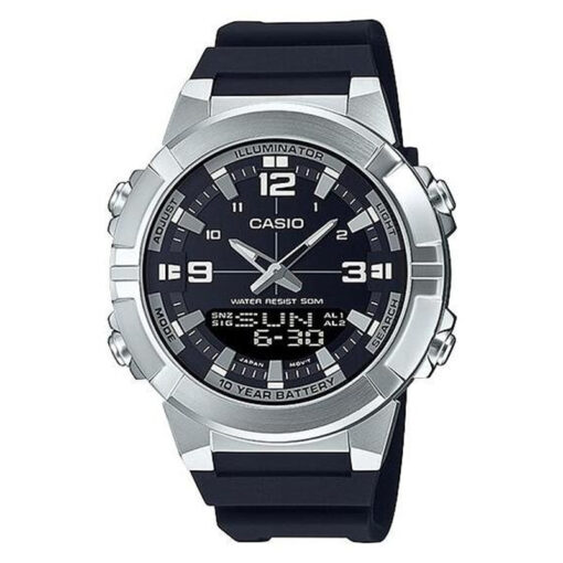 Casio amw-870-1av Black Resin Band With Black Dial digital Wrist Watch