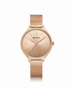 curren 9024 rose gold female gift watch