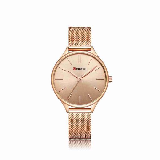 curren 9024 rose gold female gift watch