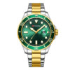 Curren 8388 Two Tone Stainless Steel Green Dial Curren Men's Gift Watch
