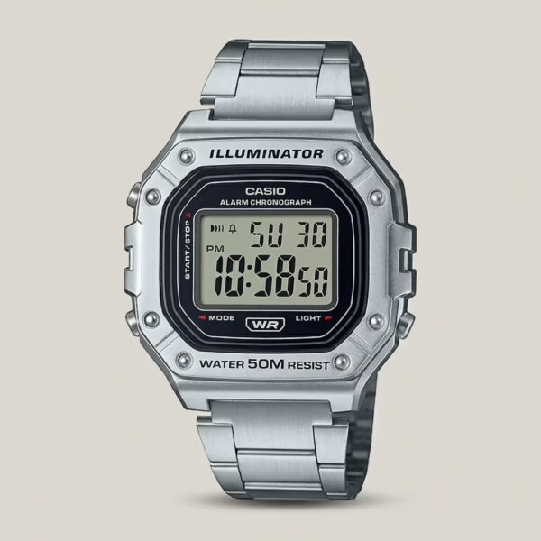 w-218hd-1av Casio Stainless Steel Digital Wrist watch