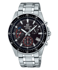 Casio Edifice EFV-540D-1AVUDF model men's black dial retrograde chronograph mens wrist watch