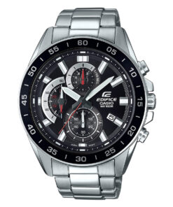 Casio Edifice EFV-550D-1AV men's black dial chronograph wrist watch