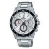 Casio Edifice EFV-570D-7AV silver stainless steel & chronograph dial men's sports wrist watch