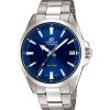 Caseio Edifice EFV-100D-2AVUDF model men's wrist watch in blue dial & silver stainless steel strap