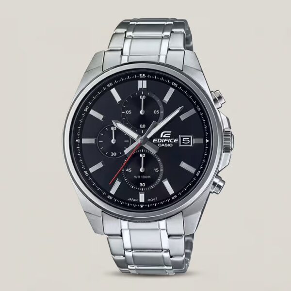 Casio Edifice EFV-610D-1AV Chronograph Men's Watch Black Dial Stainless Steel | Original Edifice Pakistan
