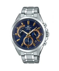 efv-580d-2avudf casio edifice blue dial chronograph mens gift watch