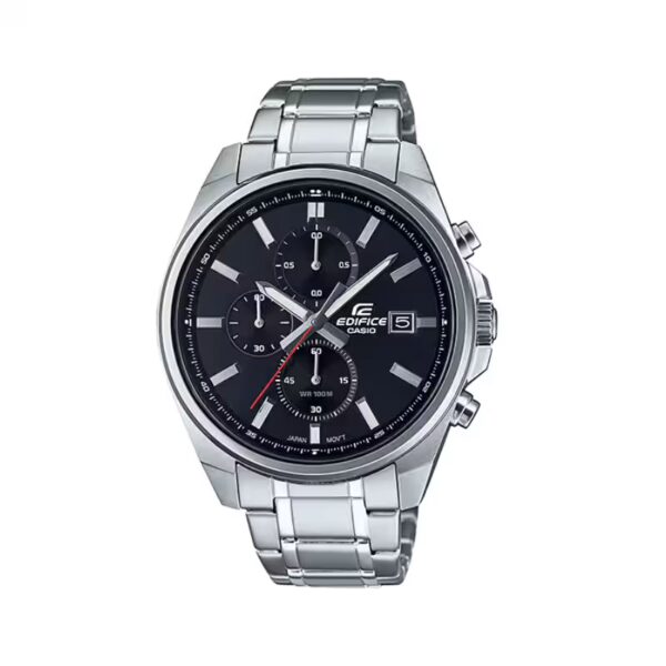 Casio Edifice EFV-610D-1AV Chronograph Men's Watch Black Dial Stainless Steel | Original Edifice Pakistan