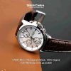 Casio MTP-E317L-7A brown leather strap & white dial men's wrist watch executive