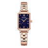 curren 9082 stainless steel rose gold blue dial ladies wrist watch