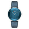 curren 9033 dark blue leather strap blue dial ladies wrist watch