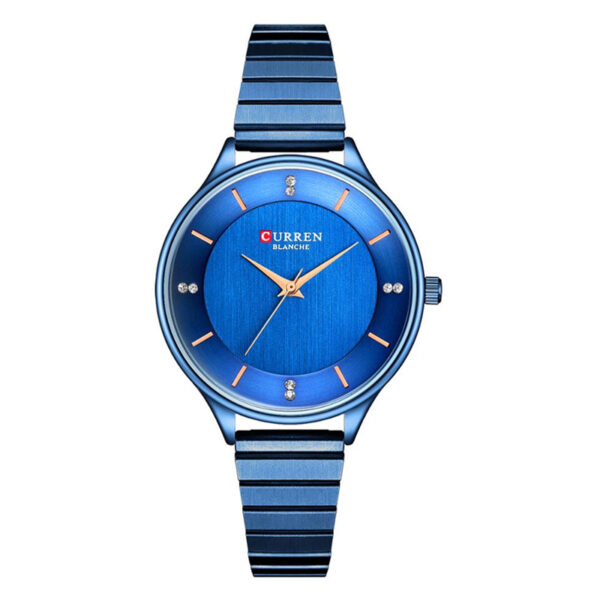 9041 Curren Blue Stainless Steel Blue Dial Men's Hand Watch