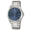 Casio MTP-1183A-2ADF Enticer series wrist watch in blue analog dial & silver stainless steel strap