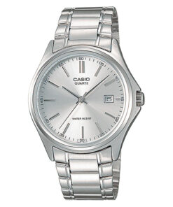 Casio MTP-1183A-7ADF Enticer series gents steel wrist watch in silver analog dial with date feature