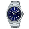 Casio MTP-VD02D-2EUDF blue dial & silver chain new casio model men's wrist watch