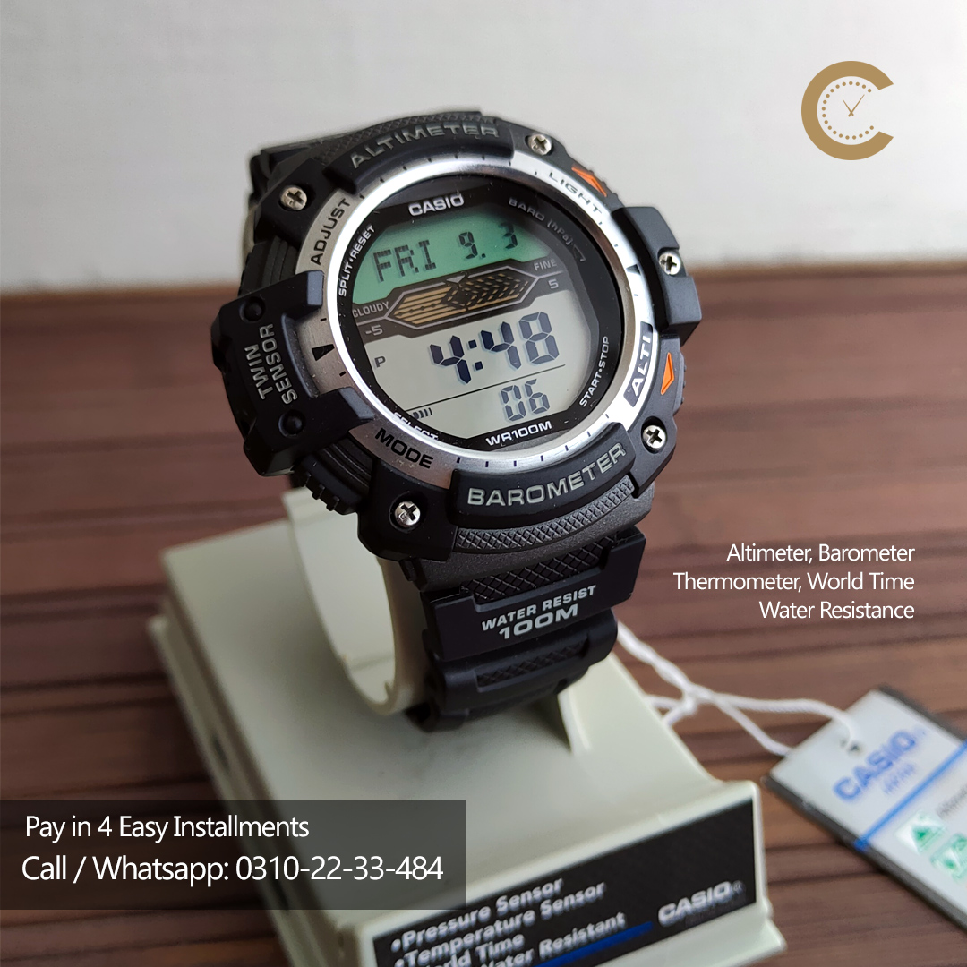 SGW-300H-1AV Casio OutGear Series Watch with Twin Sensors