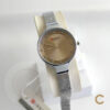 Curren 9008 silver mesh chain and grey dial ladies dress wear quartz watch in budget range