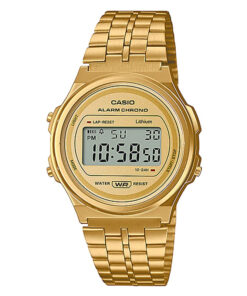 a171WEG-9a Casio Golden Vintage Youth Unisex alarm Wrist Watch