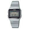 a700w-1a Casio Vintage Silver Steel Slim Style Digital Wrist Watch